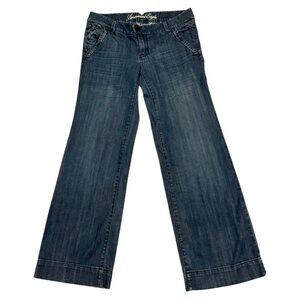 American vintage western big leg jeans 32”